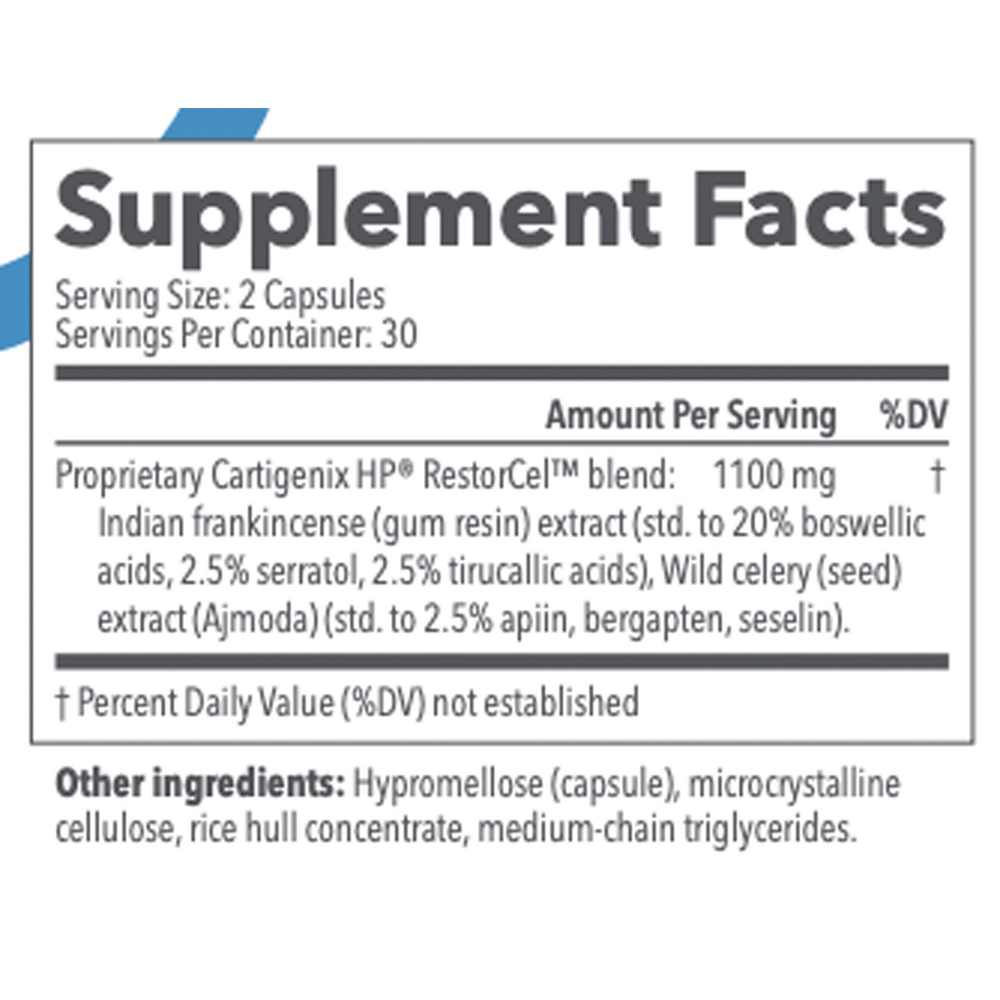 Product image for Cartigenix HP Joint &amp; Cartilage Support.