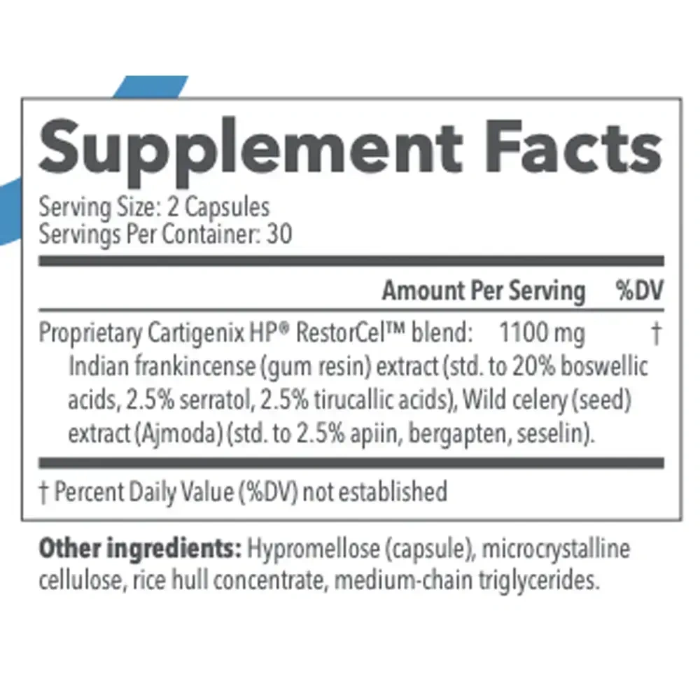 Product image for Cartigenix HP Joint &amp; Cartilage Support.