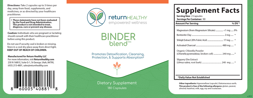Product image for Binder Blend.