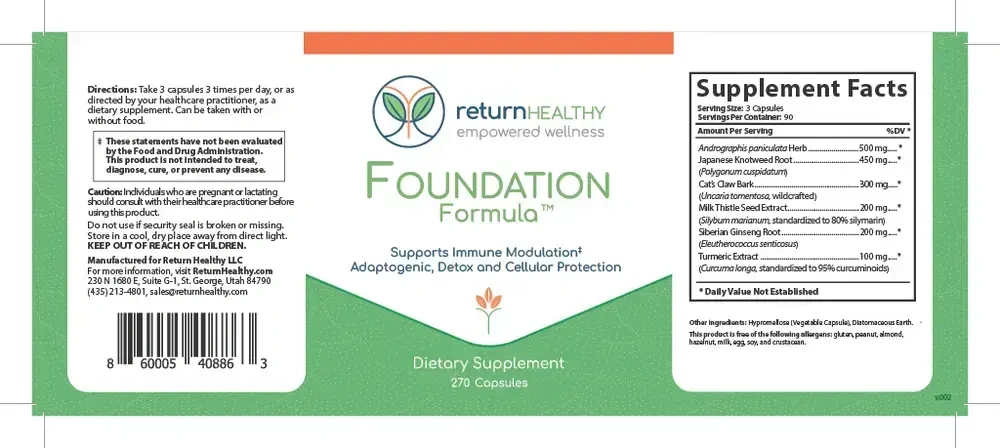 Product image for Foundation Formula.