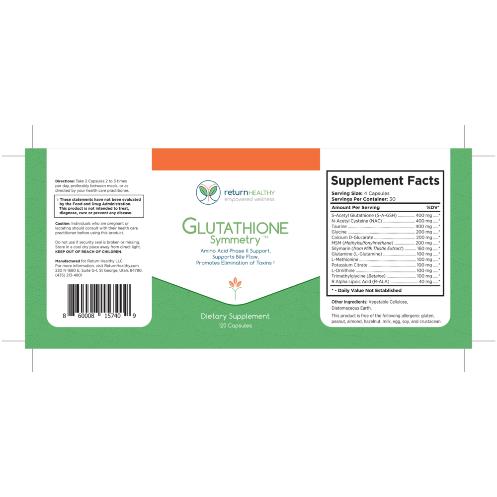 Product image for Glutathione Symmetry.