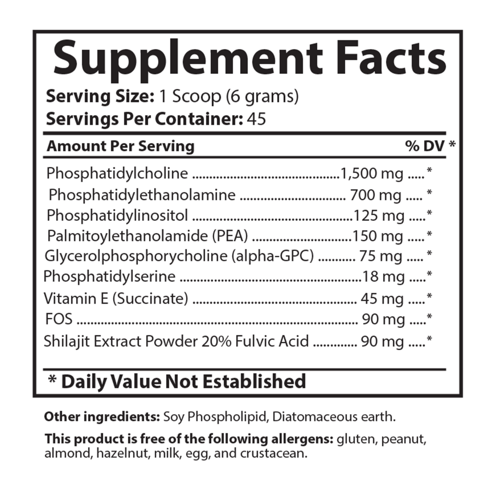 Product image for Phospholipid Synergy Powder.