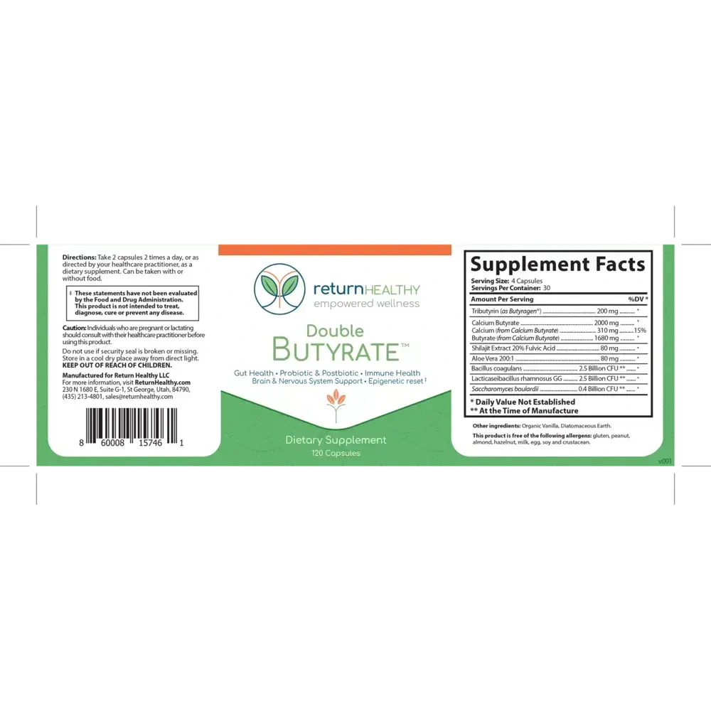 Product image for Double Butyrate.