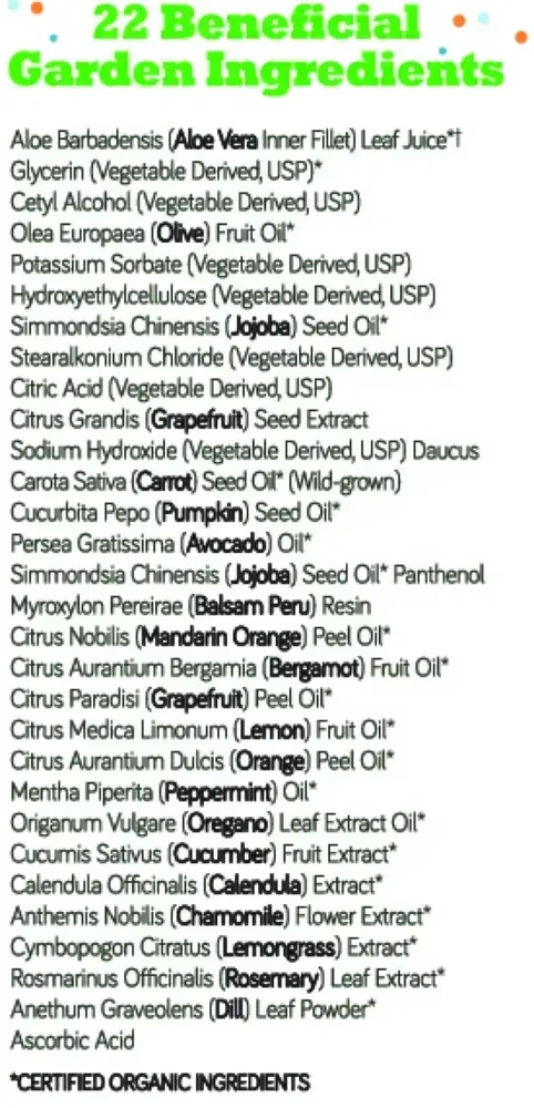 Product image for Spring Garden Conditioner and Detangler.