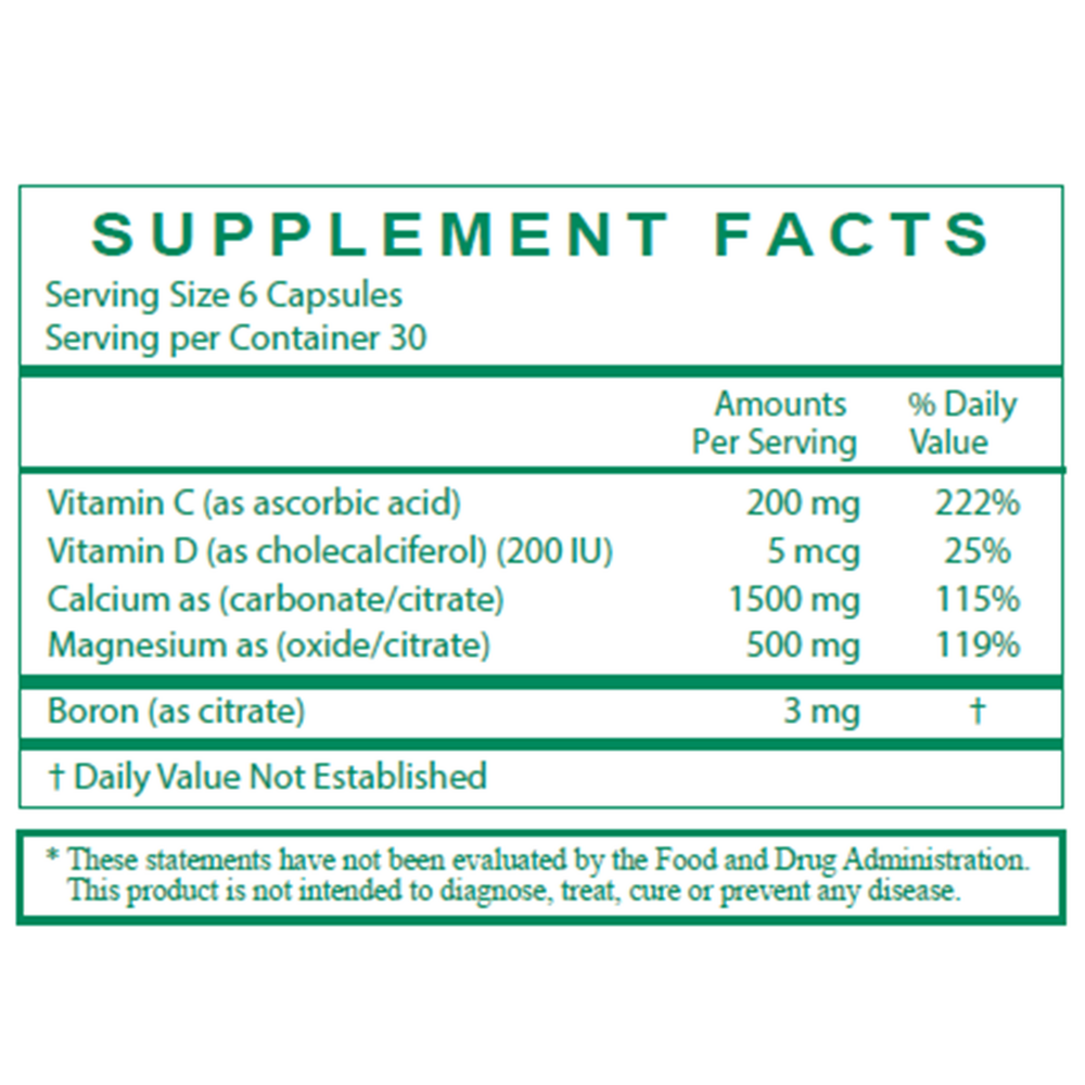 Product image for Bone Density Formula.