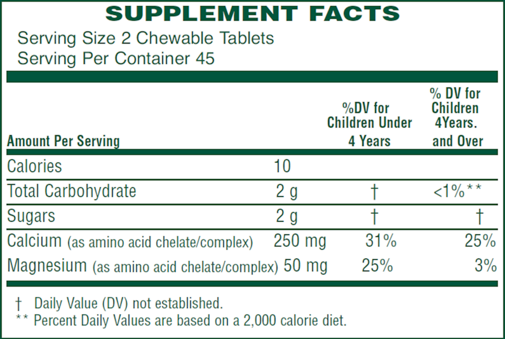 Product image for Chewable Cal/Mag.