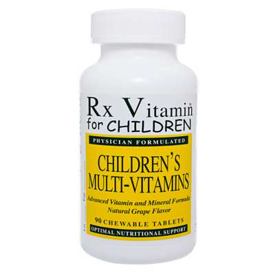 Childrens Chewable Multi-Vitamins (Grape Flavor) 90 Chewables
