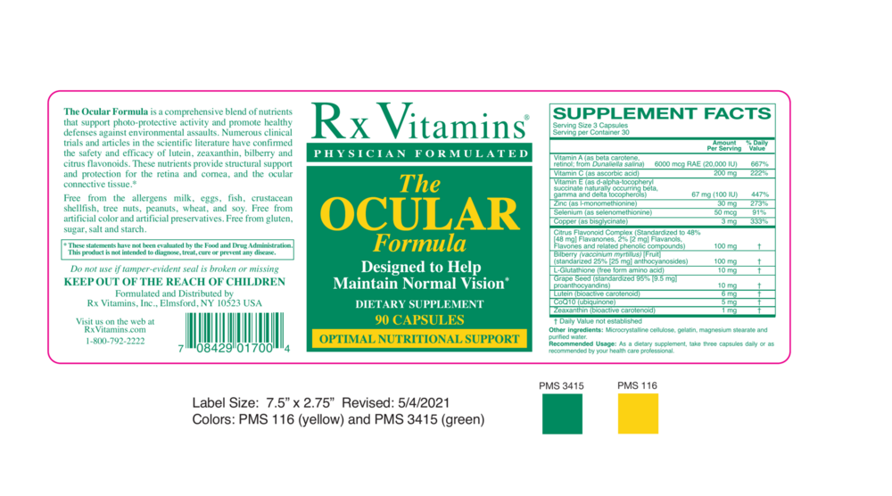 Product image for Ocular Formula.