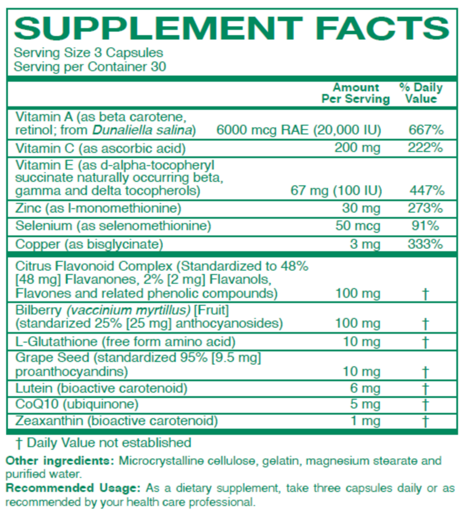 Product image for Ocular Formula.