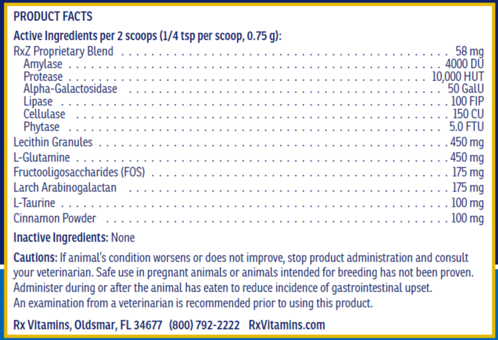 Product image for Rx Zyme Powder.