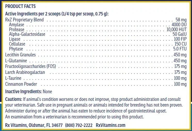 Product image for Rx Zyme Powder.