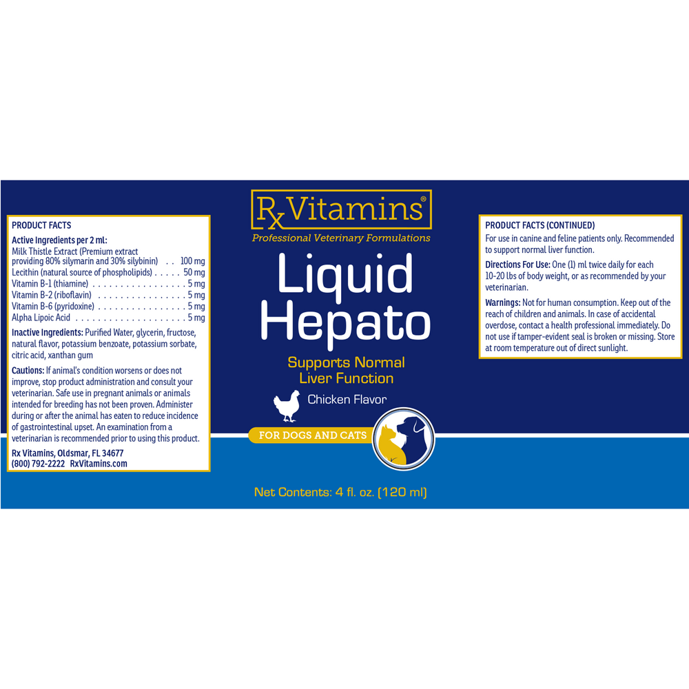 Product image for Liquid Hepato - Chicken.