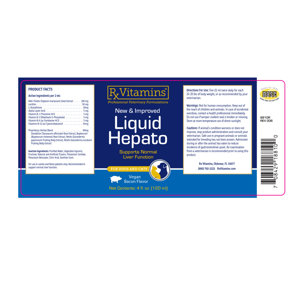 Product image for Liquid Hepato for Pets Original.
