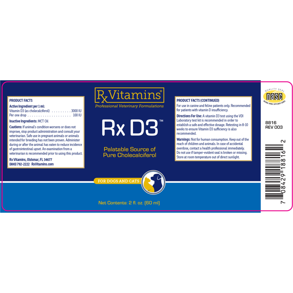Product image for Rx D3.