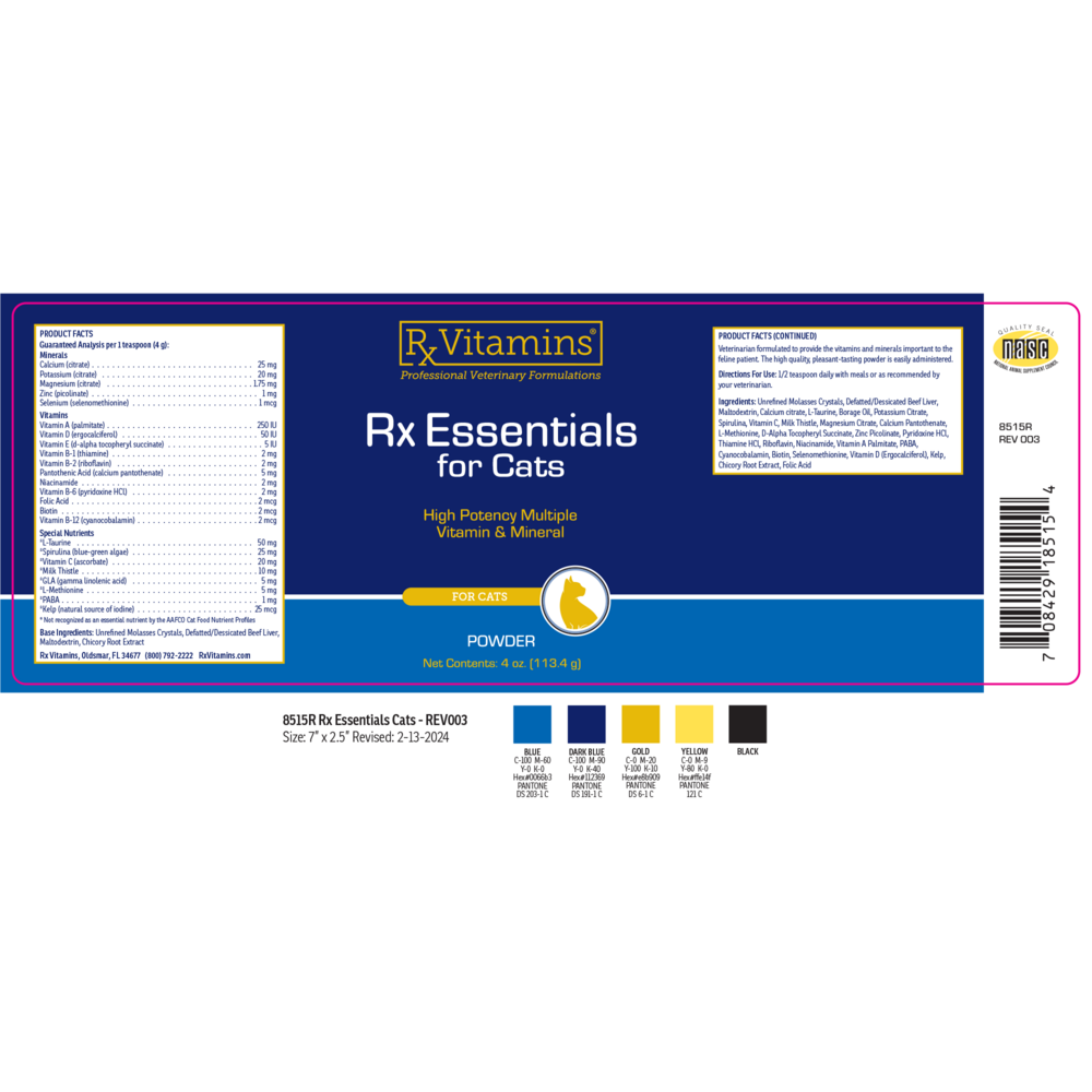 Product image for Rx Essentials for Cats.