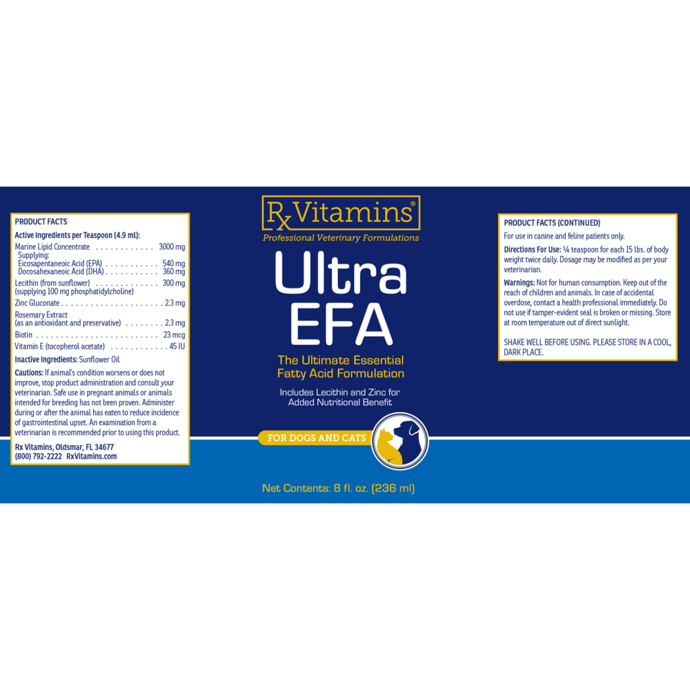 Product image for Ultra EFA for Dogs &amp; Cats.