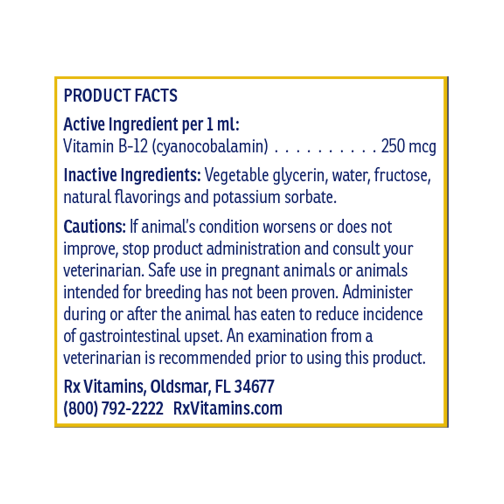 Product image for Rx B12.