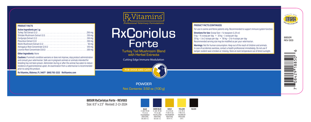 Product image for Rx Coriolus Forte.