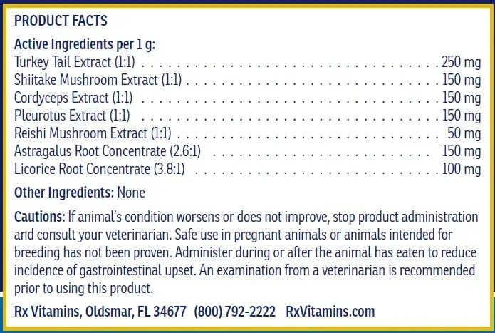 Product image for Rx Coriolus Forte.