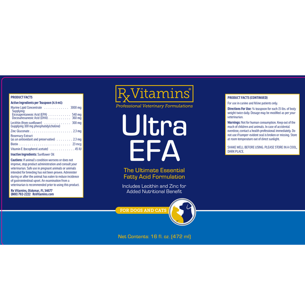 Product image for Ultra EFA for Dogs &amp; Cats.