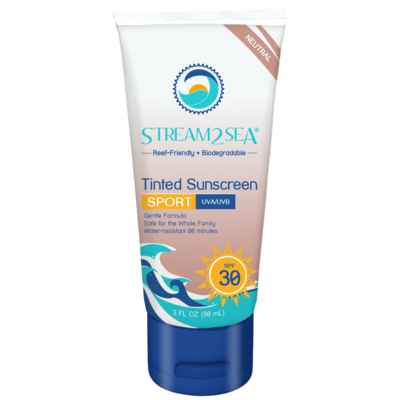 EcoTinted Sunscreen for Face & Body Spor 3 Ounces