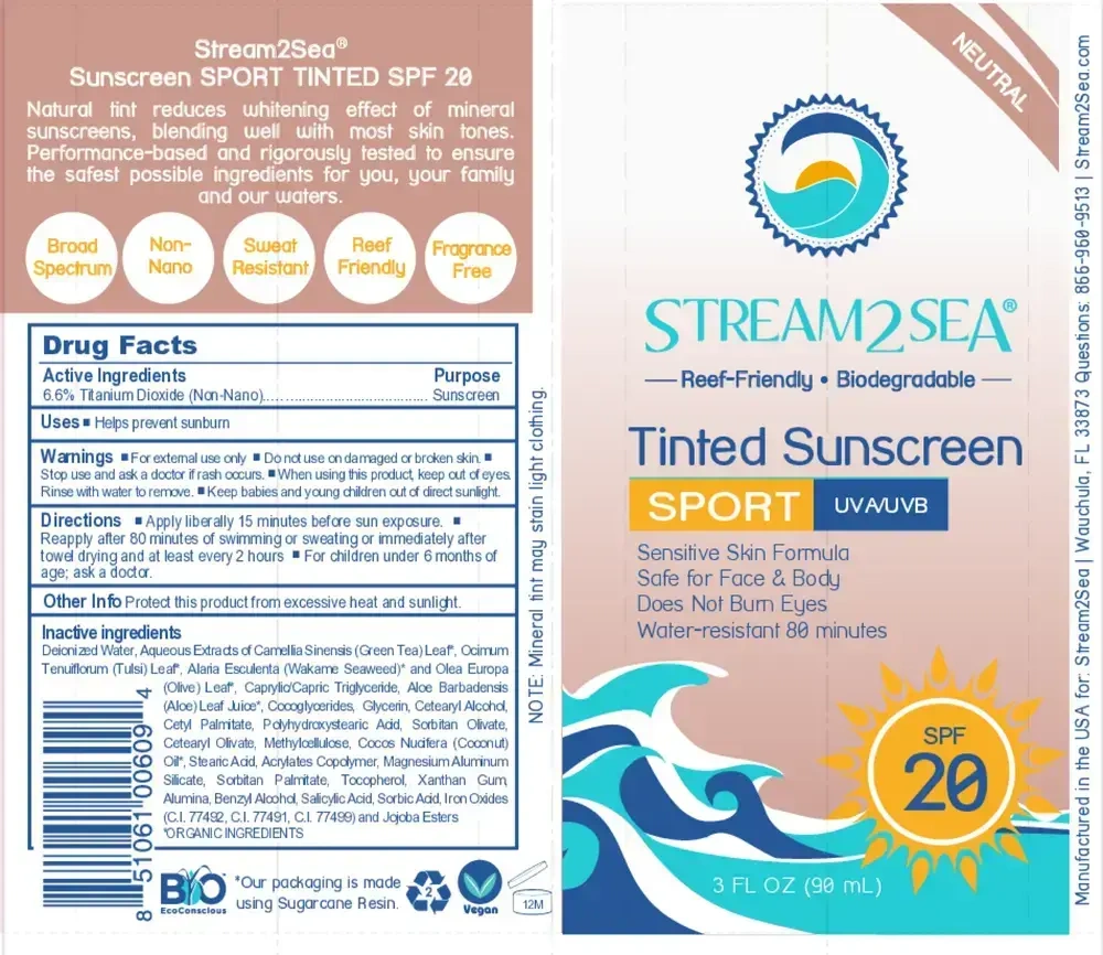 Product image for EcoTinted Sunscreen for Face &amp; Body Spor.