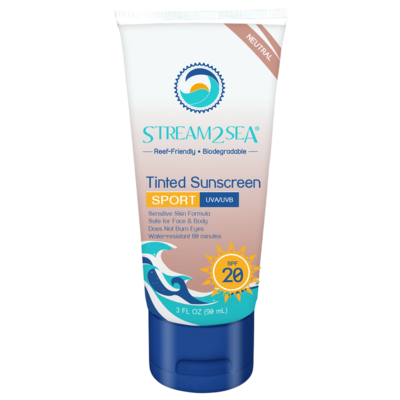 EcoTinted Sunscreen for Face & Body Spor 3 Ounces