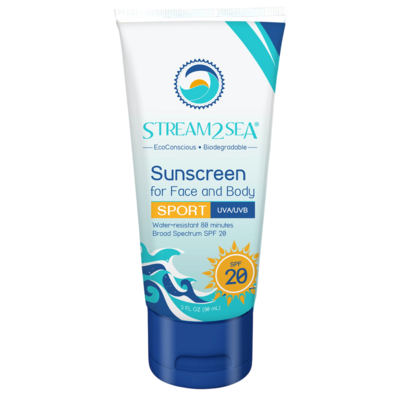 Sunscreen for Face & Body Sport SPF 20 3 Ounces
