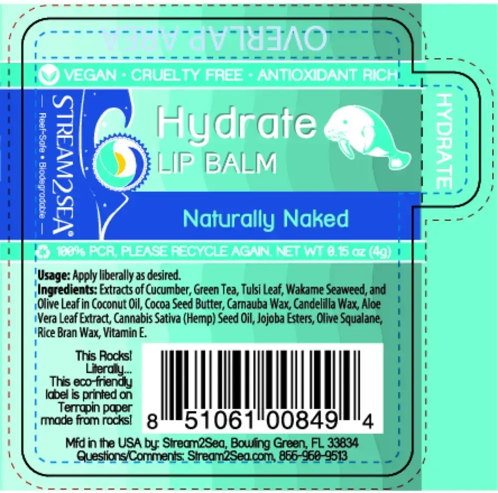 Product image for Hydrate Lip Balm - Naturally Naked.