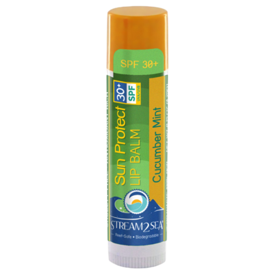 SPF 30+ Lip Balm - Cucumber Mint 0.15 Ounces