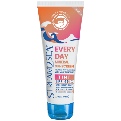Every Day Mineral Sunscreen SPF 45 - Tin 2.5 Ounces Every Day Mineral Sunscreen SPF 45 - Tin 2.5 Ounces