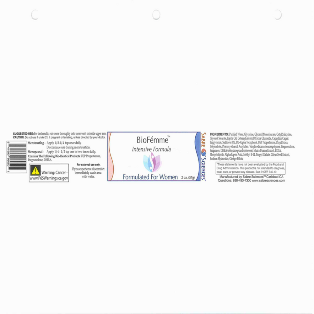 Product image for BioFemme/Menopause Creme.