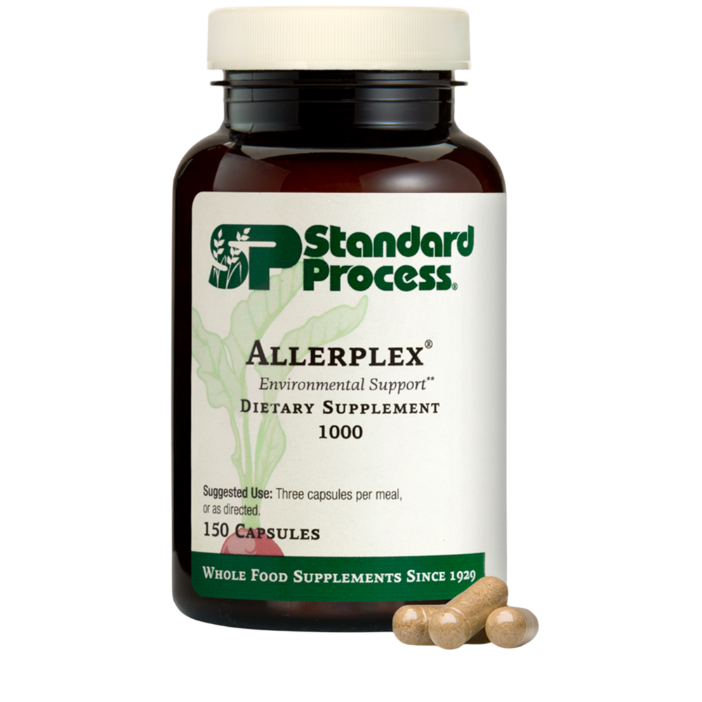 Standard Process Allerplex supplement bottle — allergy and immune support