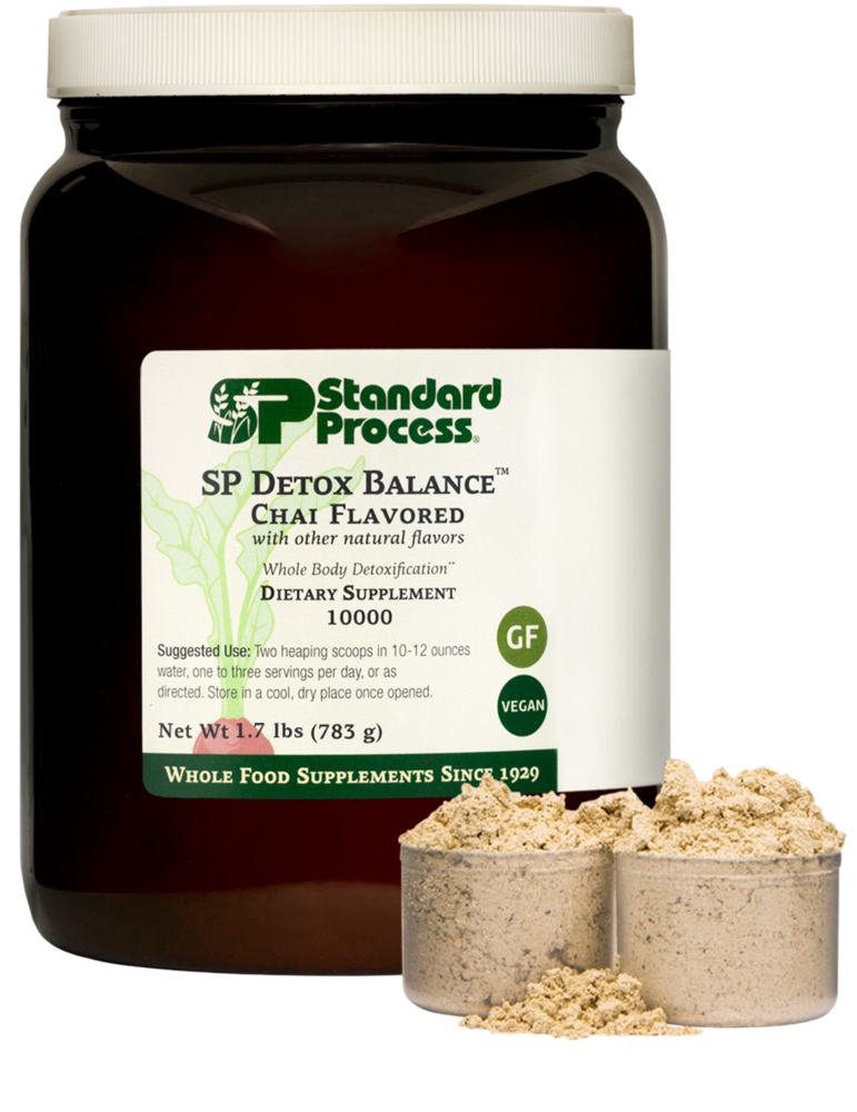 SP Detox Balance™ Chai supplement bottle