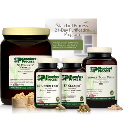 Purification Product Kit with SP Complete® Vanilla and Whole Food Fiber (Kit)