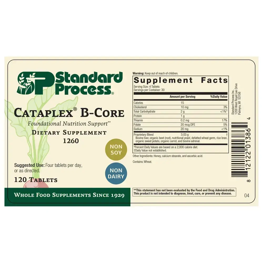 Product image for Cataplex® B-Core.
