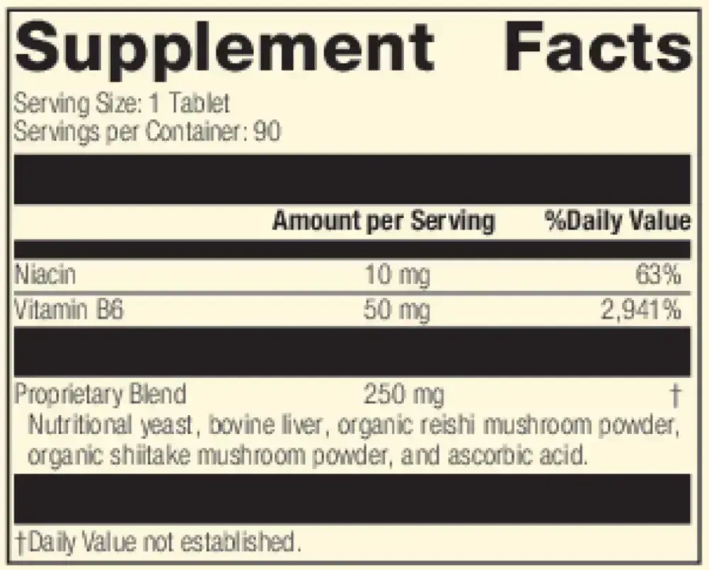Product image for B6-Niacinamide.