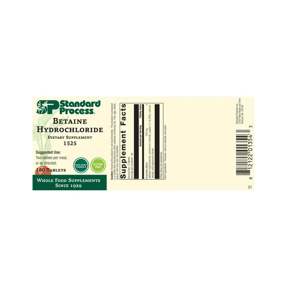 Product image for Betaine Hydrochloride.