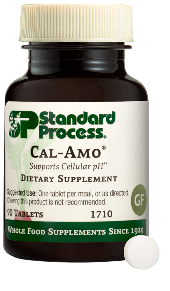 Standard Process Cal-Amo supplement bottle — urinary pH and kidney support