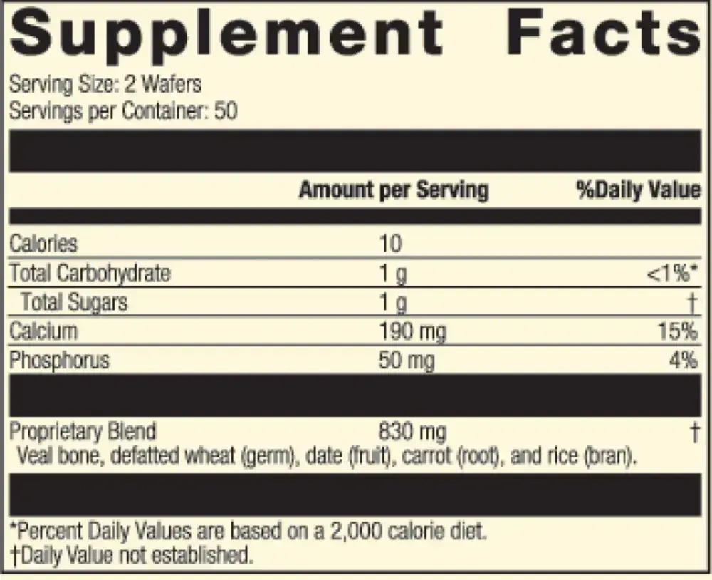 Product image for Calcifood® Wafers.