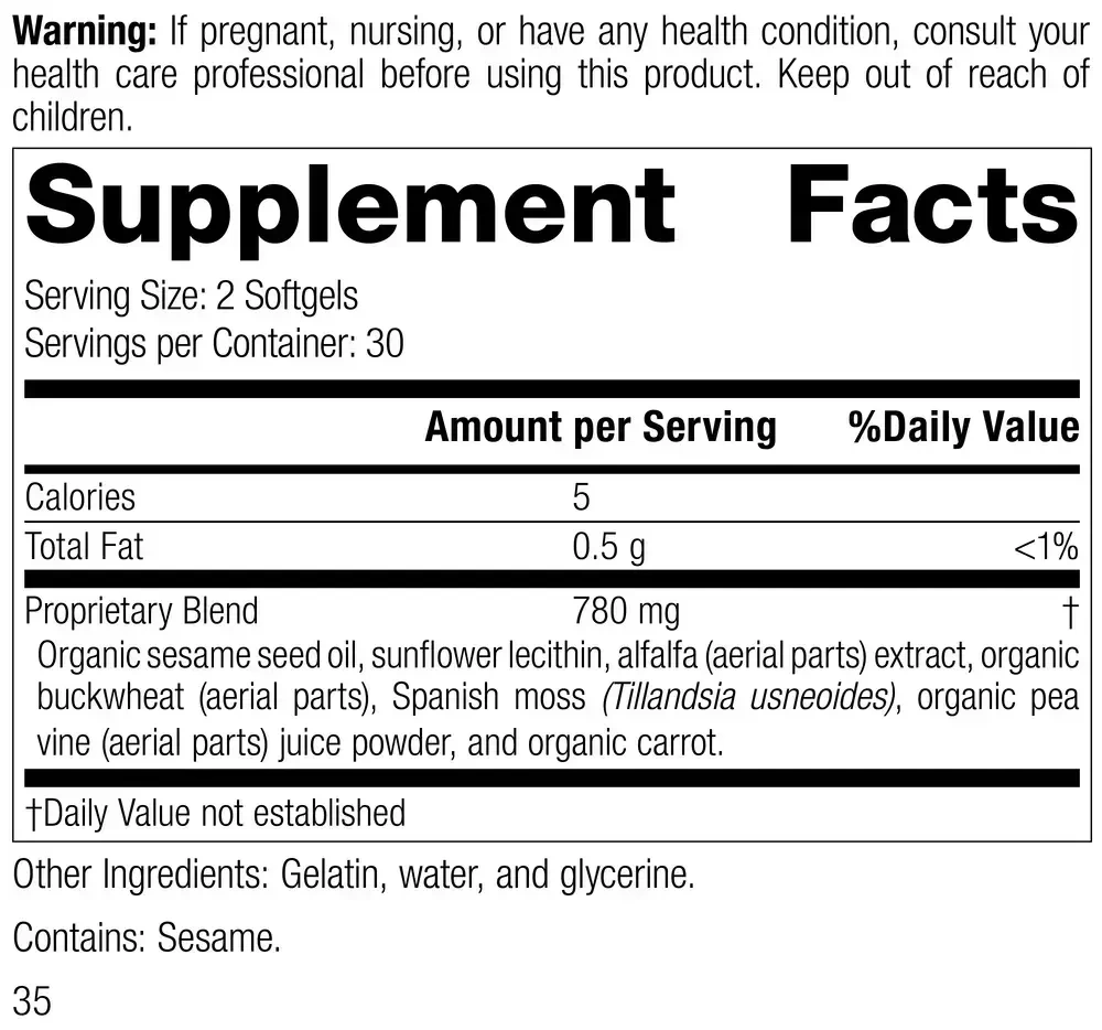 Product image for Chlorophyll Complex™.