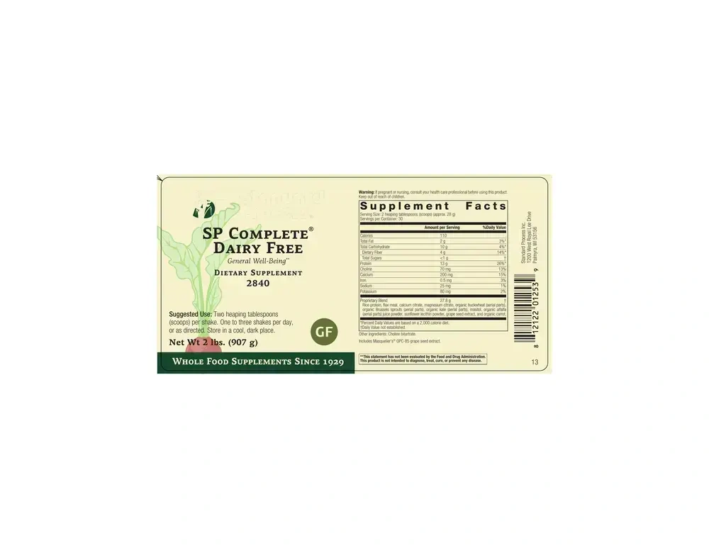 Product image for SP Complete® Dairy Free.