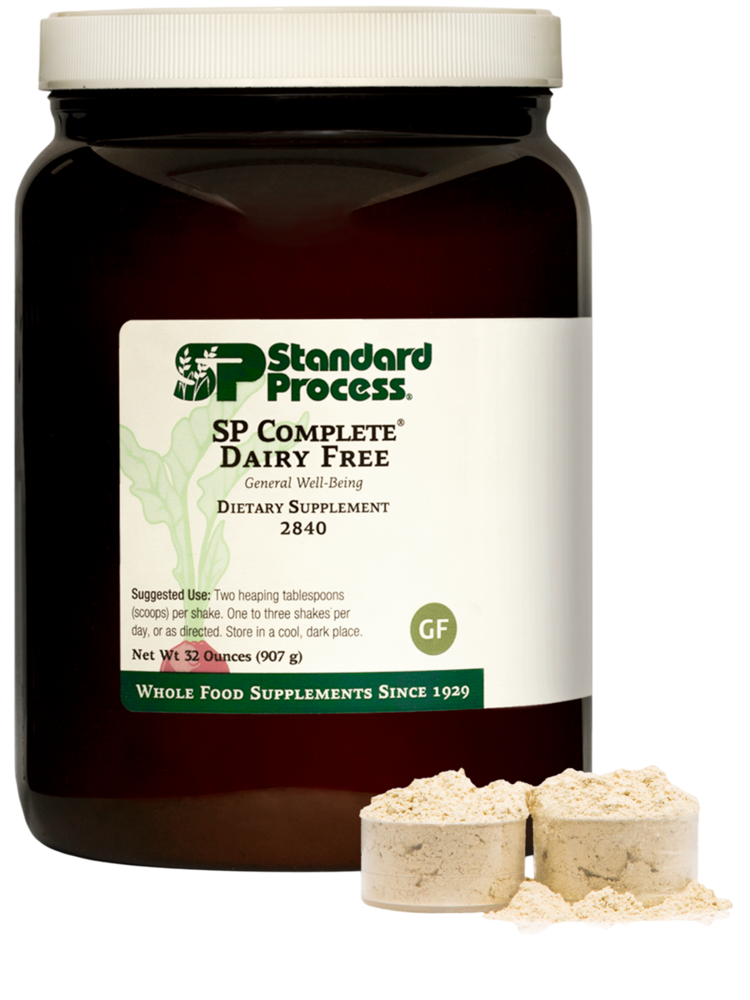 SP Complete Dairy Free supplement bottle