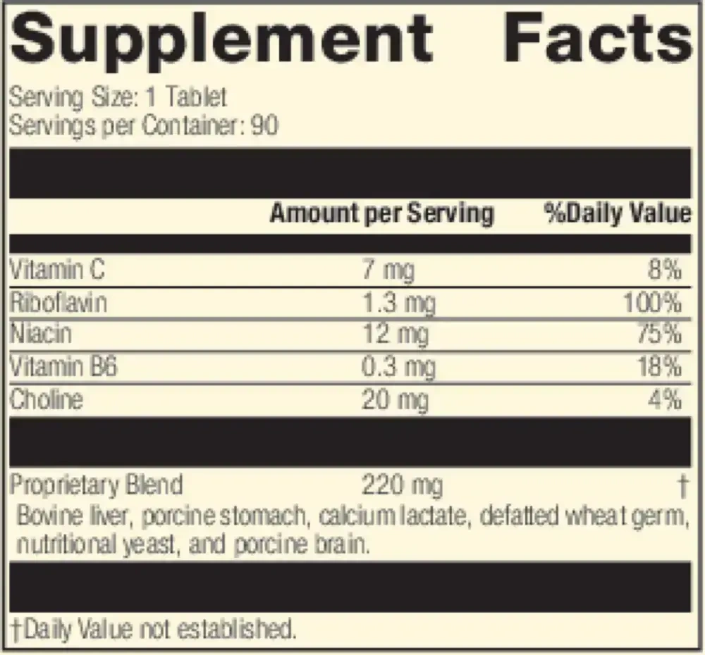 Product image for Cataplex® B2, formerly known as Cataplex® G.