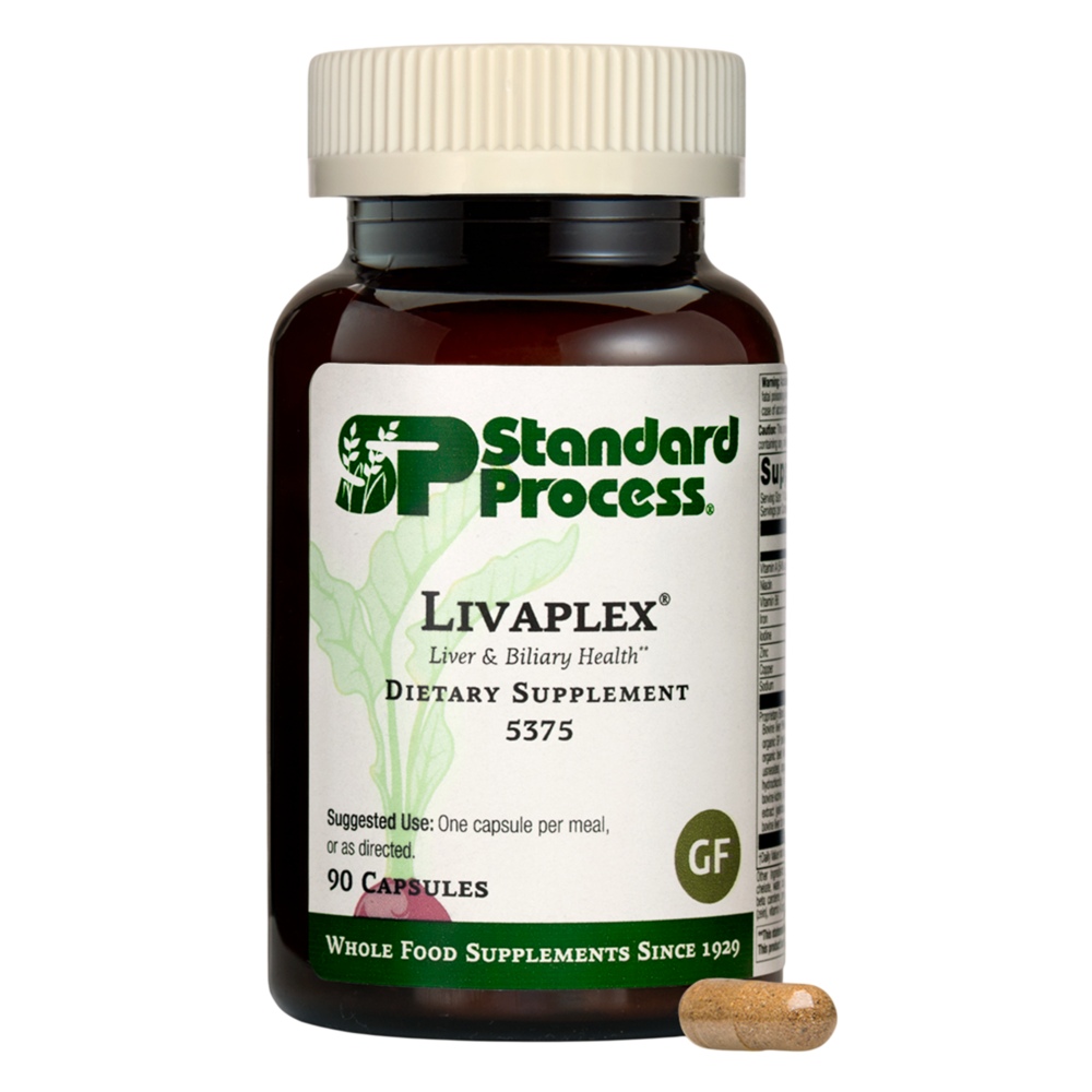 Livaplex supplement bottle