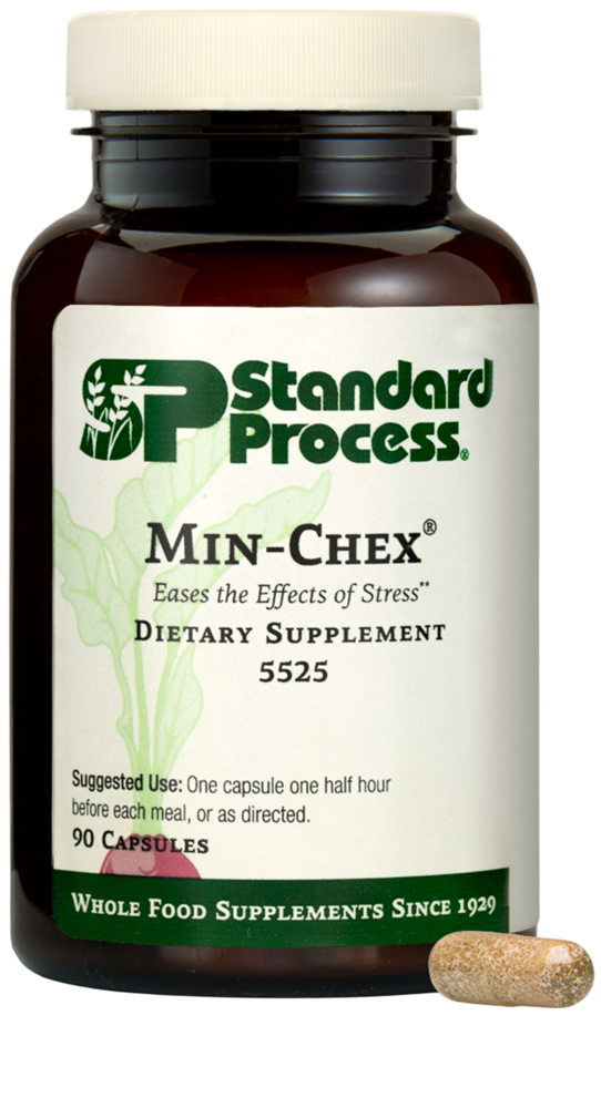 Min-Chex supplement bottle