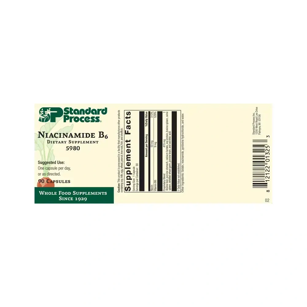 Product image for Niacinamide B6.