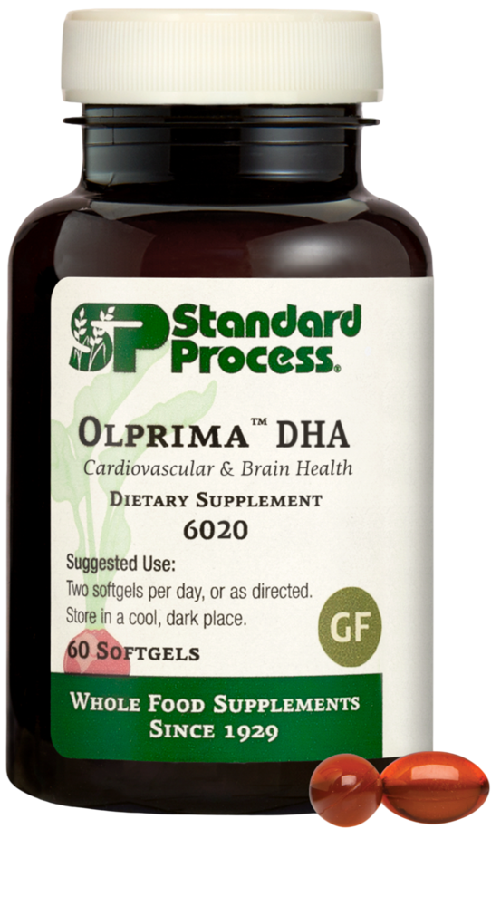 Olprima™ DHA supplement bottle