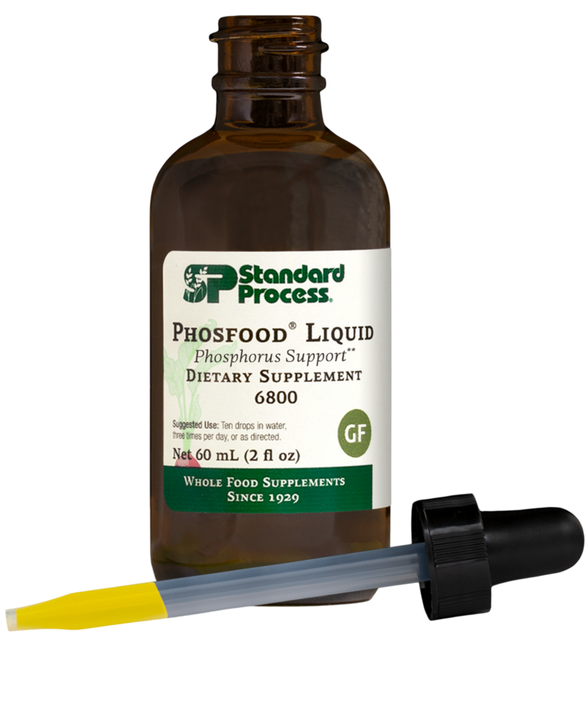 Phosfood Liquid supplement bottle