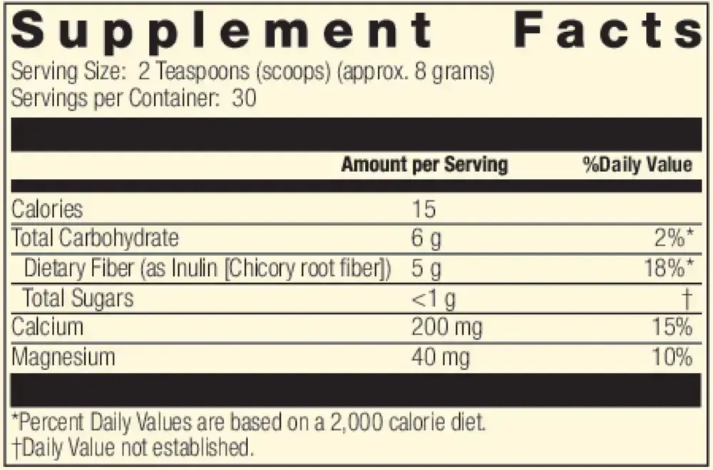 Product image for Prebiotic Inulin.